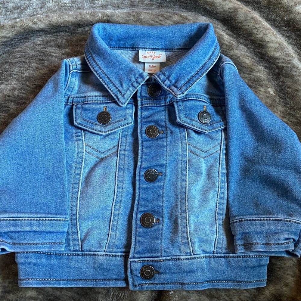 Cat & Jack Blue Denim Kids Jacket